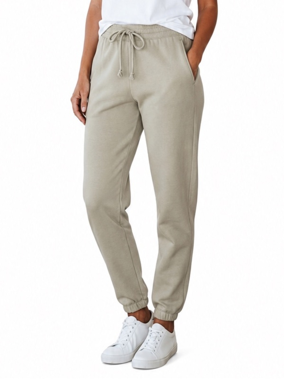 Aritzia ($78) TNA Cozy Sage Green Track Pants  - W 15.5 R 10.5 I 29